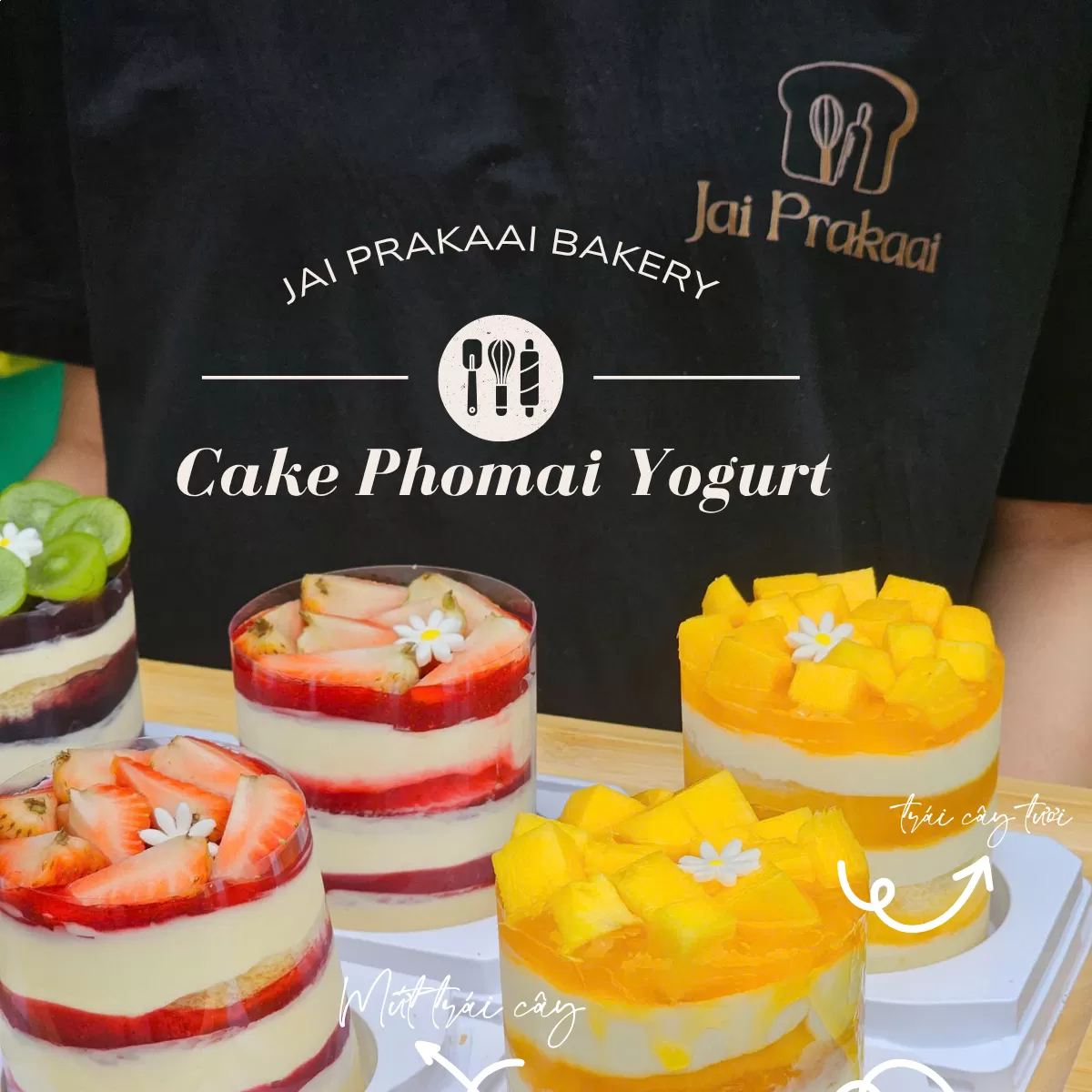 Cake Phomai Sữa chua set tiệc